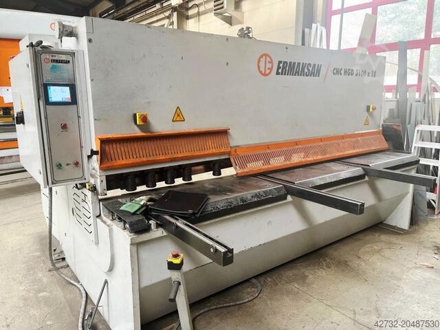 Гидравлические гильотинные ножницы Ermak CNC HGD 3100x10