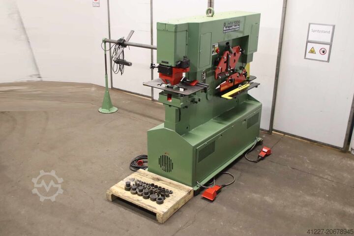 Гильотина для профильной стали, пресс, 5-в-1 комбинированная Mubea HIW 1000