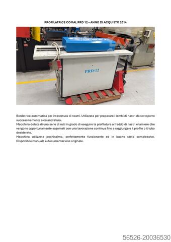 Автоматический кромкооблицовочный станок для торцевой обработки CO.MA.L. PRD/12