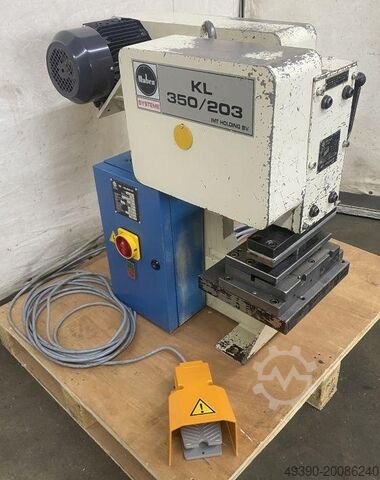 пробивной пресс, эксцентриковый пресс, механический пресс для штамповки MUHR & BENDER - MUBEA KL 350 / 203