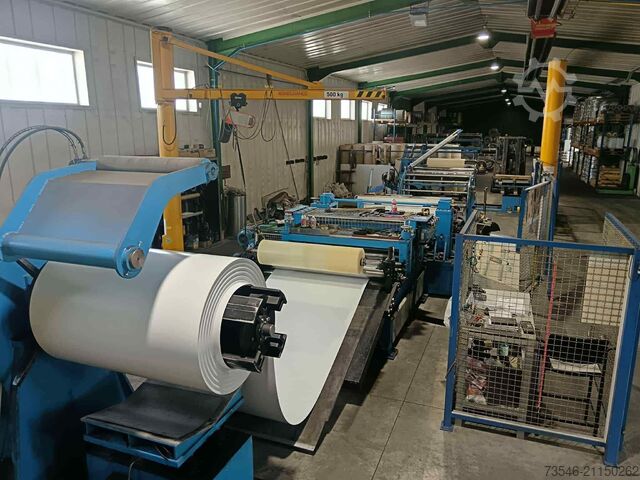 Линия для продольной резки и перемотки листового металла Barović Linija za razrez in previjanje pločevine