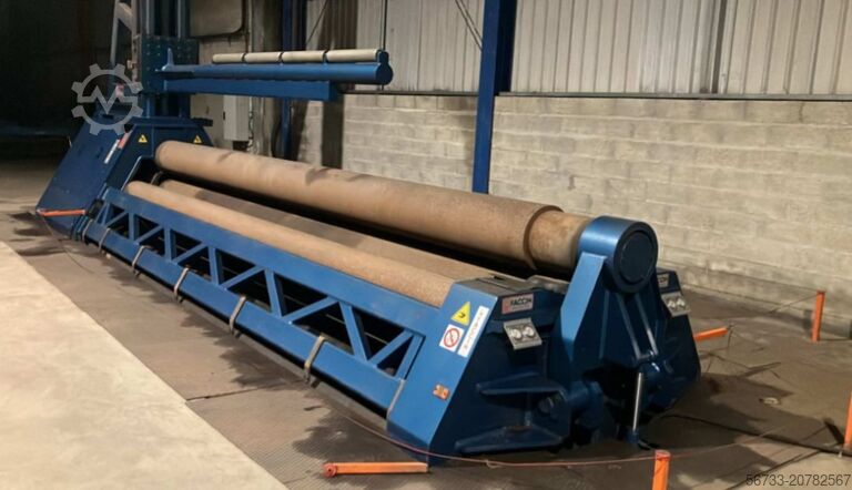 Гидравлический четырехвалковый круглогибочный станок FACCIN 4HEL 6500 x 7/5 mm CNC