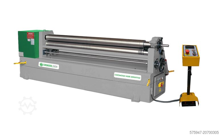 2550x6MM - 3-верхнемоторный вальцовочный станок CRONOSSTECH MSB 2550X190