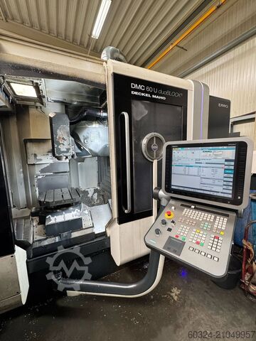 Обрабатывающий центр с ЧПУ - 5 осей DMG DMC 60 U duoBLOCK