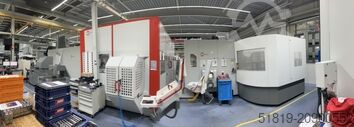 2 x 5-осевых обрабатывающих центра с загрузочным роботом HERMLE C 42 U