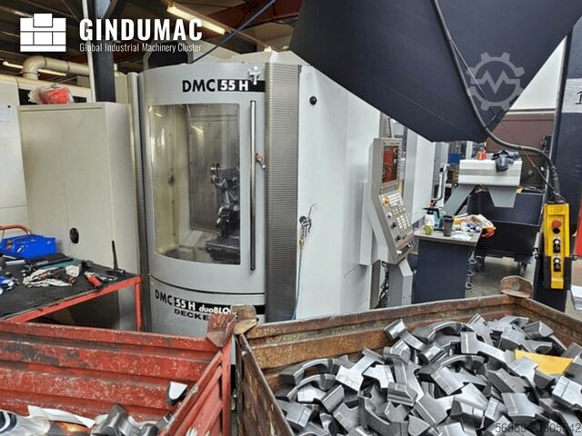 Горизонтальный обрабатывающий центр DECKEL MAHO DMC 55H duoBlock (2007)