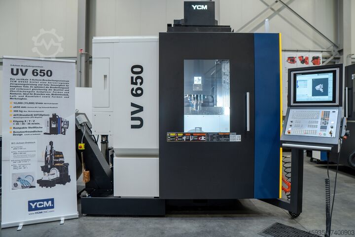 Вертикальный обрабатывающий центр YCM 5-Achsen UV650
