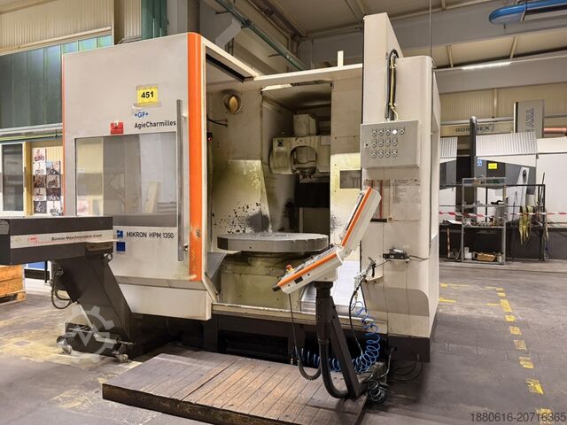 5-осевой обрабатывающий центр +GF+ MIKRON HPM 1350U