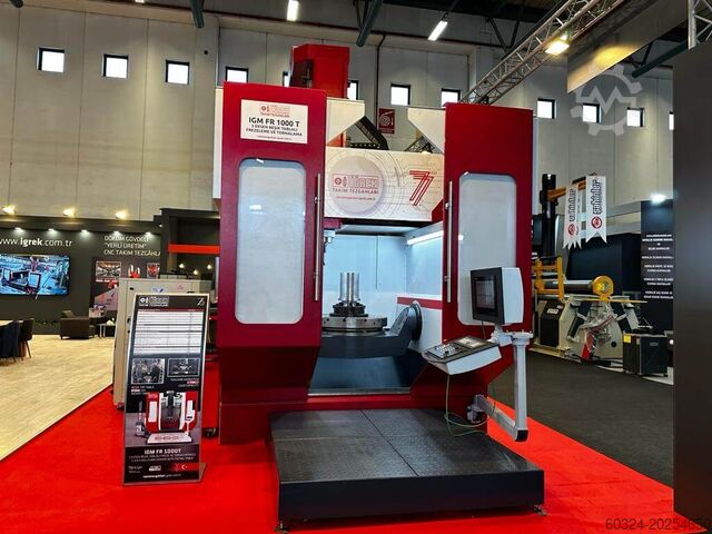 Токарно-фрезерный центр с ЧПУ - 5 осей - одновременный IGREK FR 1000 T