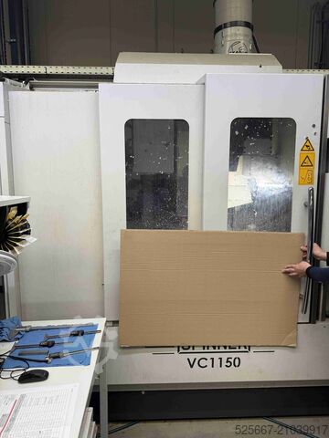Обрабатывающий центр с новым шпинделем Spinner VC 1150