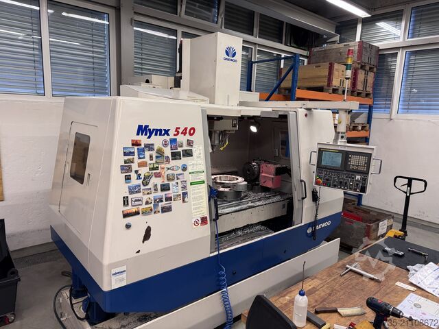 4-осевой вертикальный обрабатывающий центр DAEWOO MYNX 540