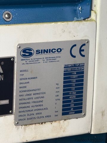 Трансферная машина для пиления/обработки концов Sinico SIN-O-MATIC TOP 2000
