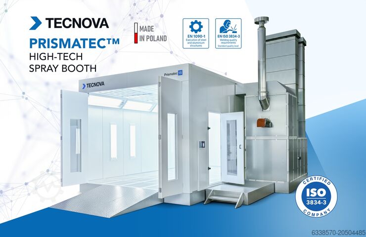 окрасочная камера, покрасочная кабина TECNOVA Prismatec 15