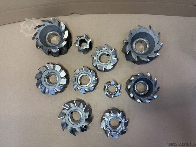 10 x торцевых/черновых фрез, б/у.  