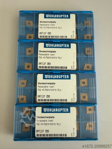 Аксессуары Wohlhaupter Wendeschneidplatten