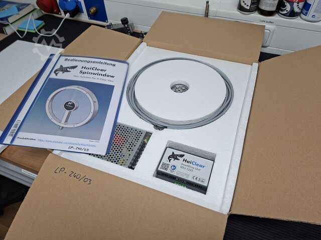 охлаждающее оборудование Drehfenster, Rotierendes Sichtfenster HaiClear LP-240 CNC Spinwindow