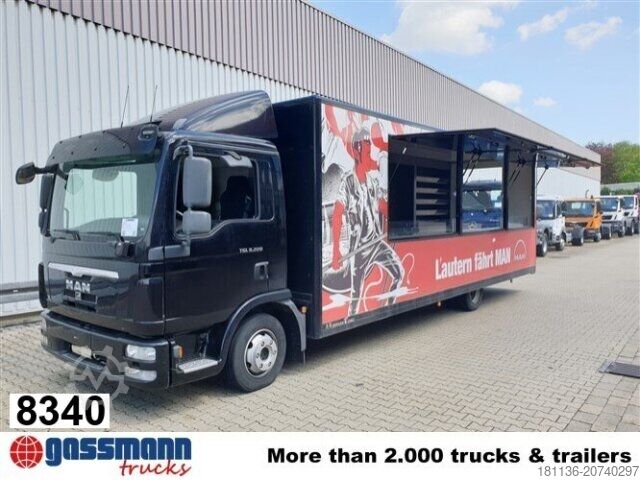 Кастомизированный фургон MAN TGL 8.220 4x2 BL, Verkaufsaufbau, NUR 15.800KM!