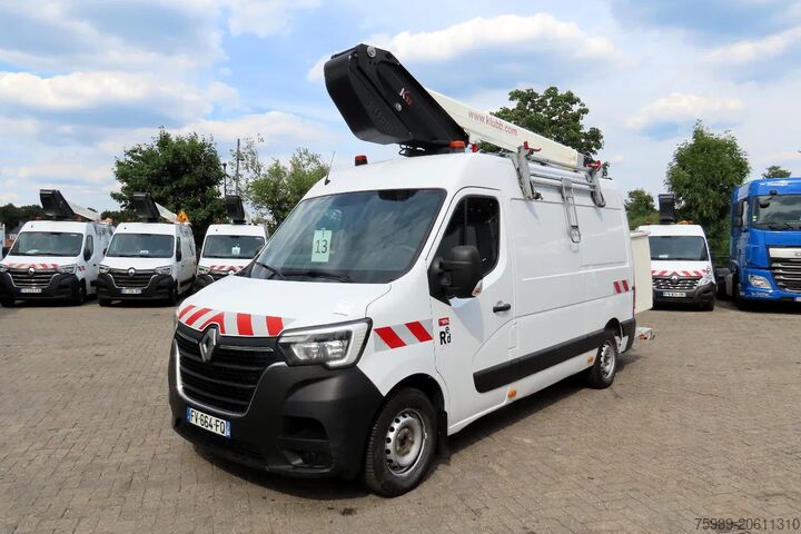 Подъемная платформа Renault Master 10,5 m 3 SEATS, KLUBB, 3500 kg, euro6