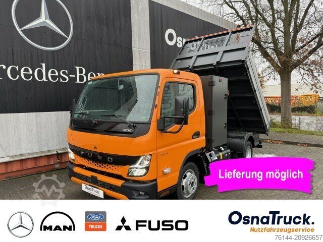 Самосвал-фургон FUSO 3C15 AMT Hinterkipper+Box Klima,AHK3,5t,Diff.-Sp