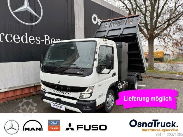 Самосвал-фургон FUSO 3C15 AMT Hinterkipper+Box Klima,AHK3,5t,Diff.-Sp