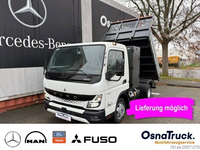 Самосвал-фургон FUSO 3C15 AMT Hinterkipper+Box Klima,AHK3,5t,Diff.-Sp
