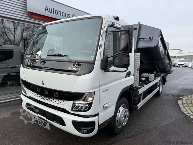 самосвал-фургон FUSO Canter 7C18 HYVA  Abroller