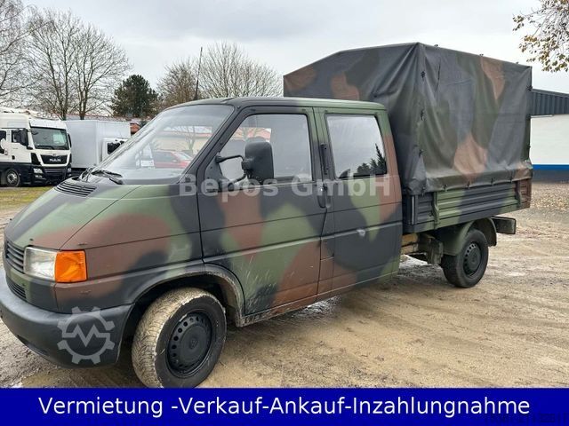 Фургон-шторник VOLKSWAGEN T4 2.4 D - DOKA-Pritsche-ex. Bundeswehr
