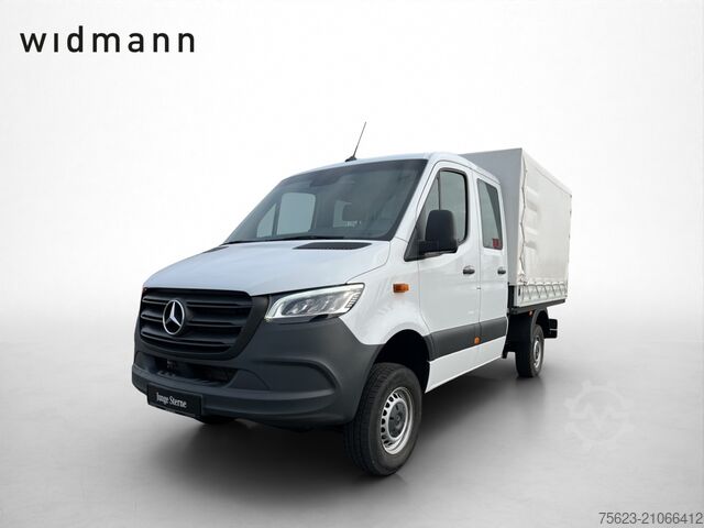 Фургон-шторник Mercedes-Benz Sprinter 319 CDI 4x4 Doka Pritsche  Klima LED AHK