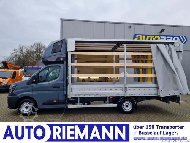 Фургон-шторник Renault Master Pritsche Schiebe Plane Schlafkab 10 PAL LUFTFEDER