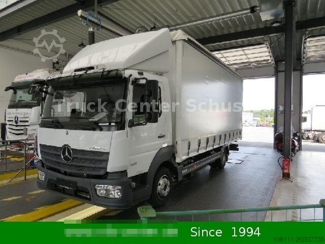 Фургон-шторник MERCEDES-BENZ Atego 821L/4220/4x2 tainsider/Heckporta