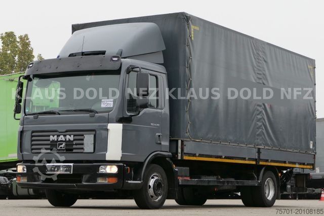 Фургон-шторник MAN TGL 8.210 Pritsche Plane Bordwände Kamera LBW