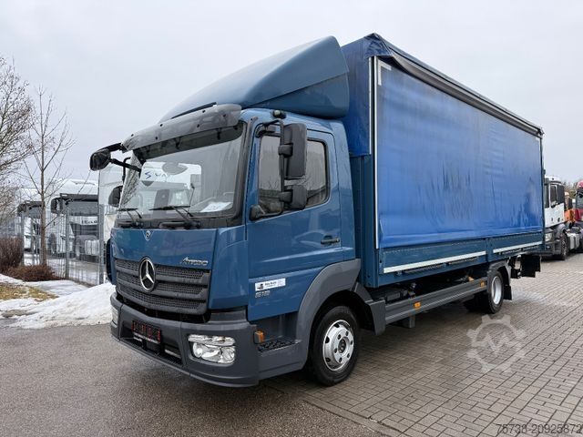 Фургон-шторник MERCEDES-BENZ Atego 818 Pritsche+Plane+Edscha+LBW/Klima/EURO6D
