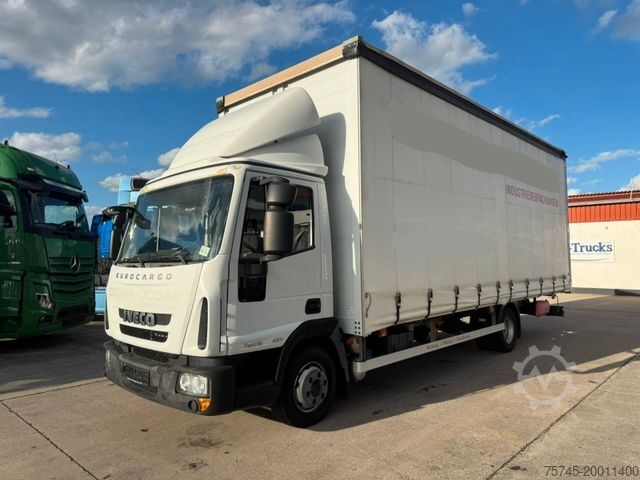 Фургон-шторник IVECO EURO CARGO 75E18 *  * EDSCHA * 2,85 M HOCH