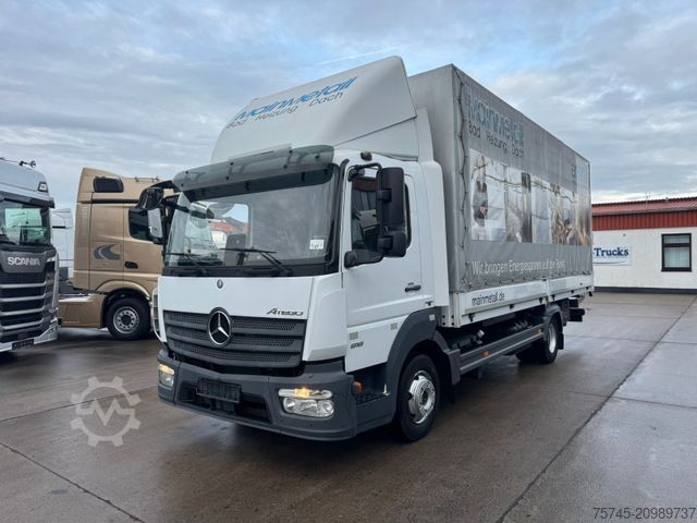 Фургон-шторник MERCEDES-BENZ ATEGO 818 * MOTORBREMSE * LBW BÄR 1t * KAMERA *