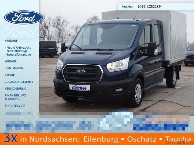 Фургон-шторник FORD Transit Doka Pritsche 350 L2 Trend 130PS 4x4 AHK