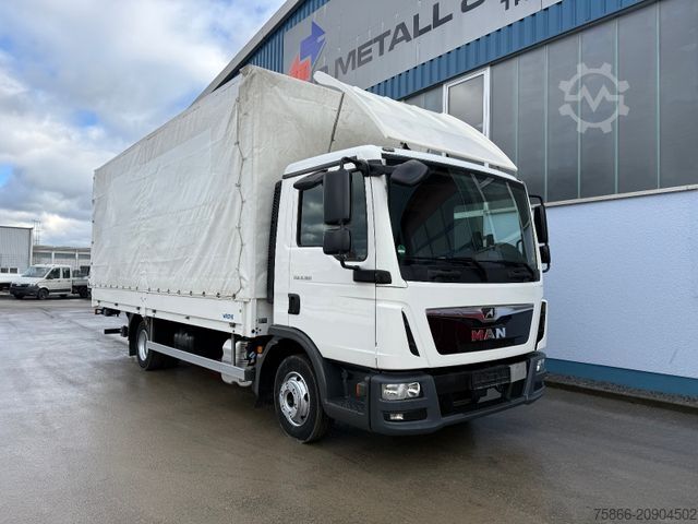 Фургон-шторник MAN 8.180 TGL BL  LBW AHK Klima 3 Sitzer