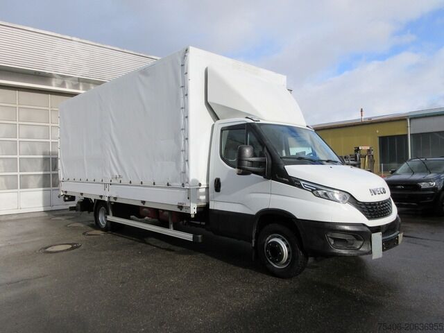 Фургон-шторник iveco Daily 72-180 Hi-Matic,Plane-Spriegel, 6,05 m LBW