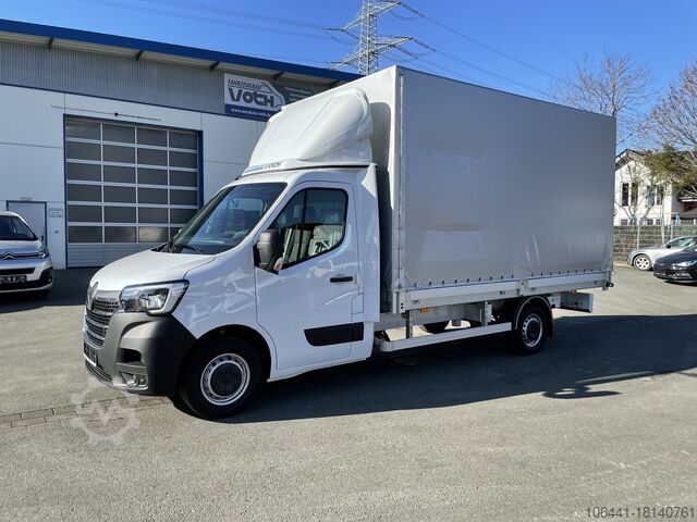 Транспортер с бортовой платформой и брезентом RENAULT Master Pritsche Plane Schiebeplane