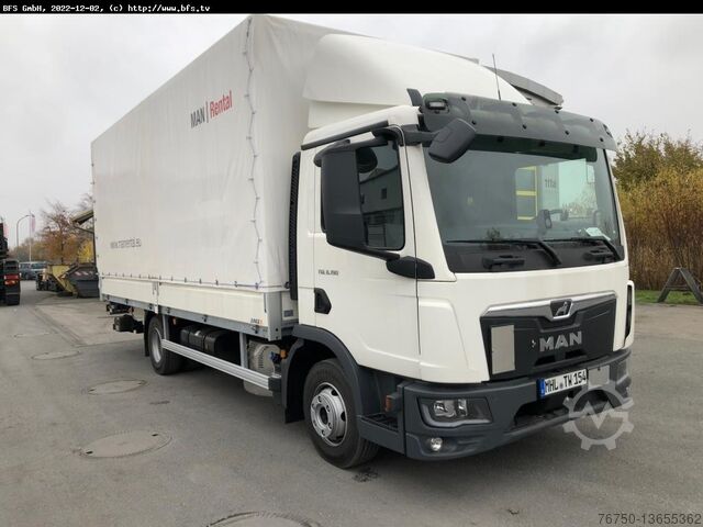 Платформа/брезент MAN TGL 8.190 4x2 BL Plane, LBW