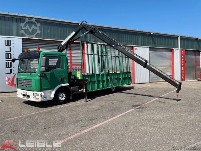 Пикап-фургон MAN TGL 8.180*Hiab-Kran*Glastransport*Klima