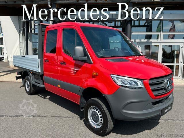 Платформенный фургон с двойной кабиной Mercedes-Benz Sprinter 319 CDI 4x4 DoKa Klima AHK3,5to