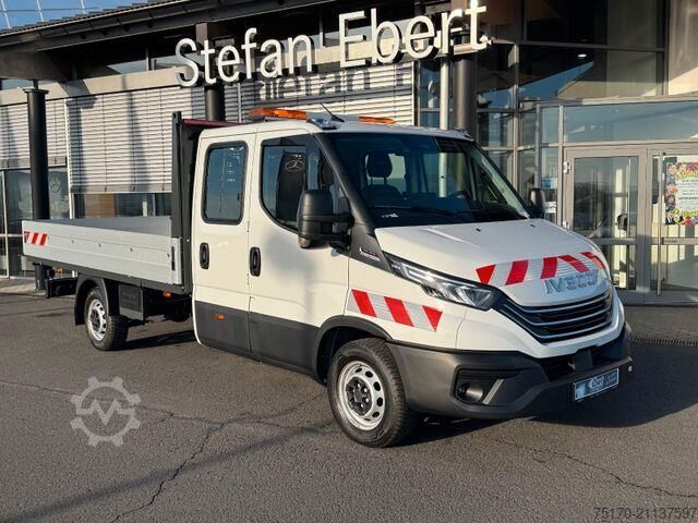 Платформенный фургон с двойной кабиной Iveco 35S21 HA8 3.0L *R4.100mm*Automatik*AHK*LED*Luft*