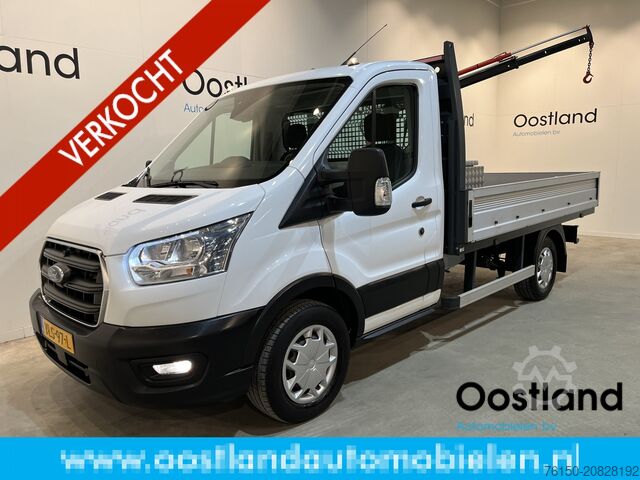 Платформенный грузовик с краном Ford Transit 350 2.0 TDCI L2H1 Trend MHEV 130 PK Ope...