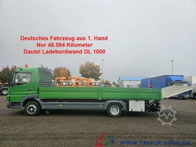 Пикап-фургон Mercedes-Benz Atego 813 6.2m Pritsche LBW 3Sitze NUR 48Tkm