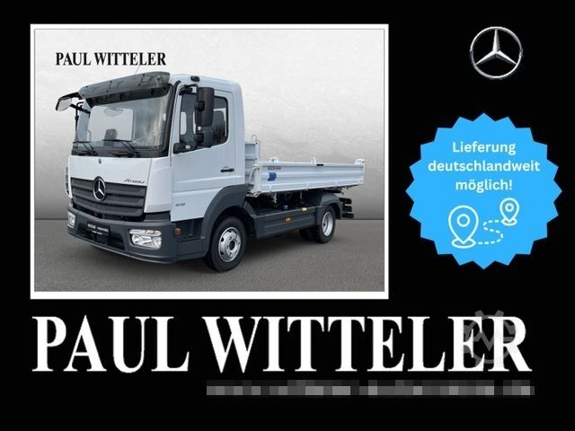 Шасси фургона MERCEDES-BENZ Atego 818 K 4x2 3-S.-Kipper+Klima+2xAHK+2600 km!