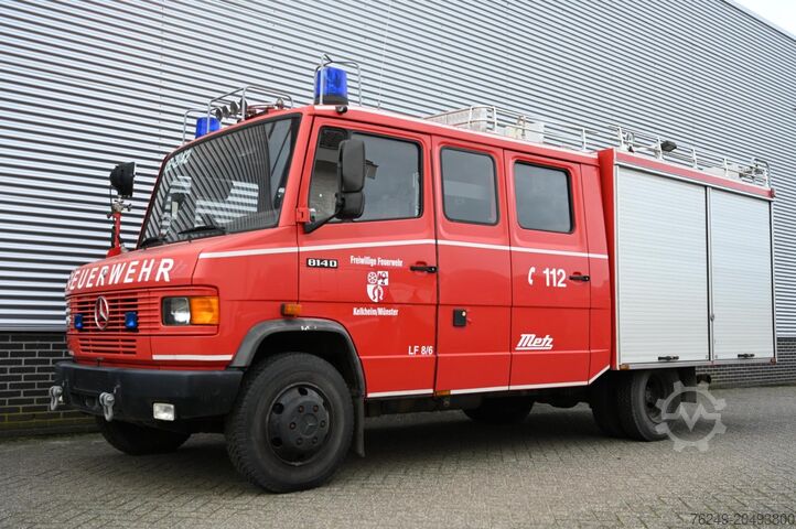 Mercedes-Benz 814 D Двойная Кабина Пожарный Кемпер Mercedes-Benz 814 D Dubbel Cabine  Brandweer Camper