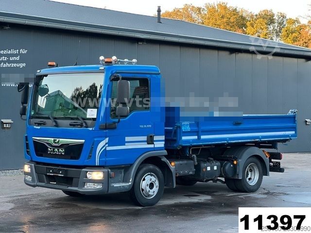 Трёхсторонний самосвальный фургон MAN TGL 8.220 4x2 Meiller-DSK 7,5 t.