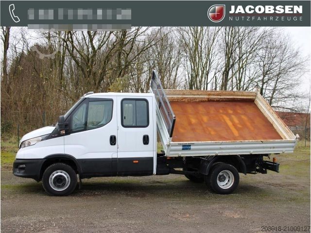 Трёхсторонний самосвальный фургон IVECO Daily 70C18 DoKa / 3. S-Kipper / 2x AHK / Klima
