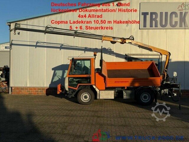 Трёхсторонний самосвальный фургон  Boki Kiefer 4x4 Kran 5+6 Steuerkreis + Kommunal