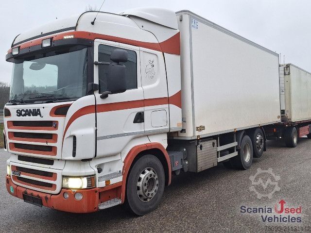 Фургон-рефрижератор Scania R 420 LB6x2MNB Analog Tacho Rohrbahnen Komplettzug